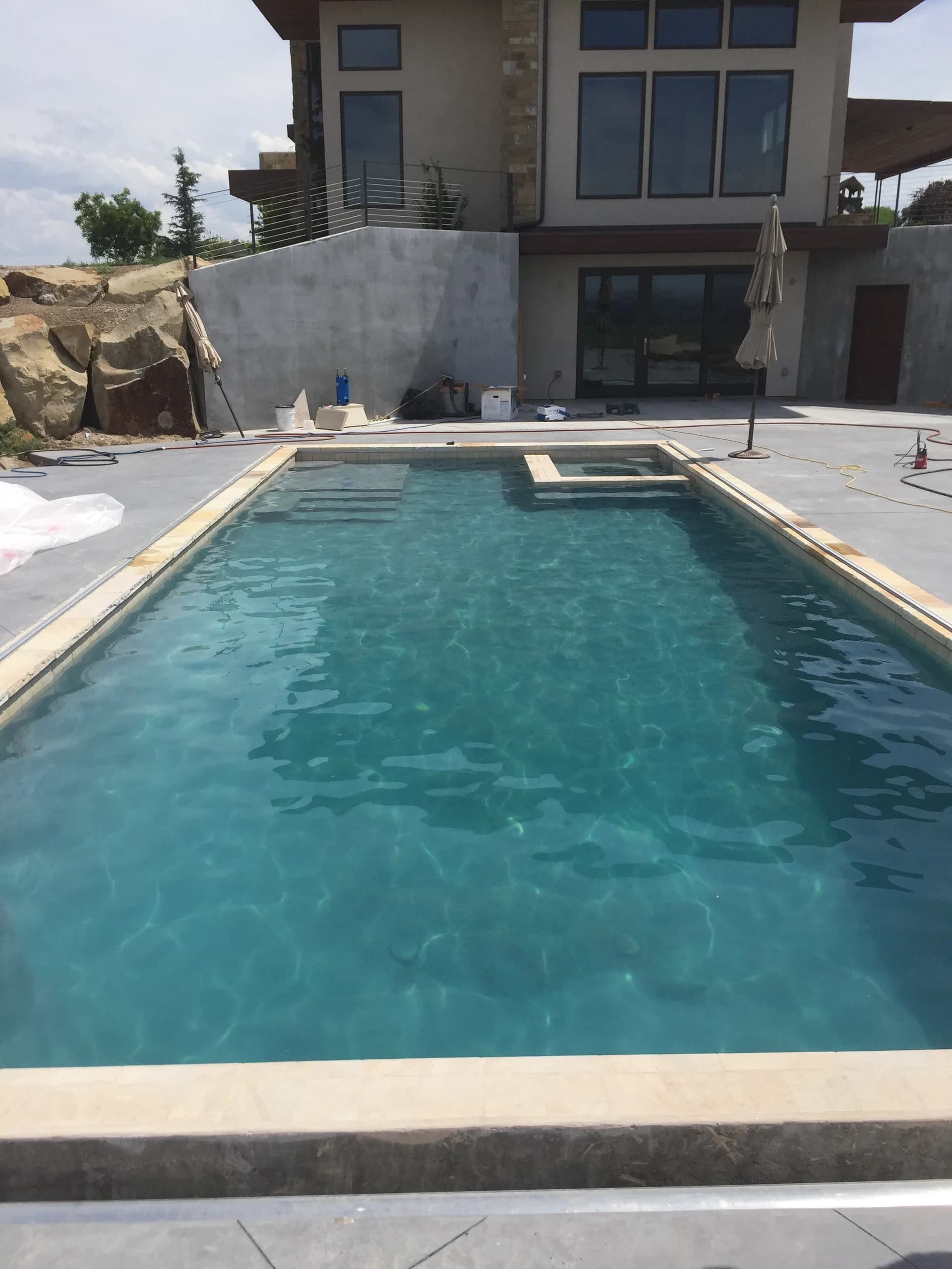 custom gunite pool weiser idaho residential build