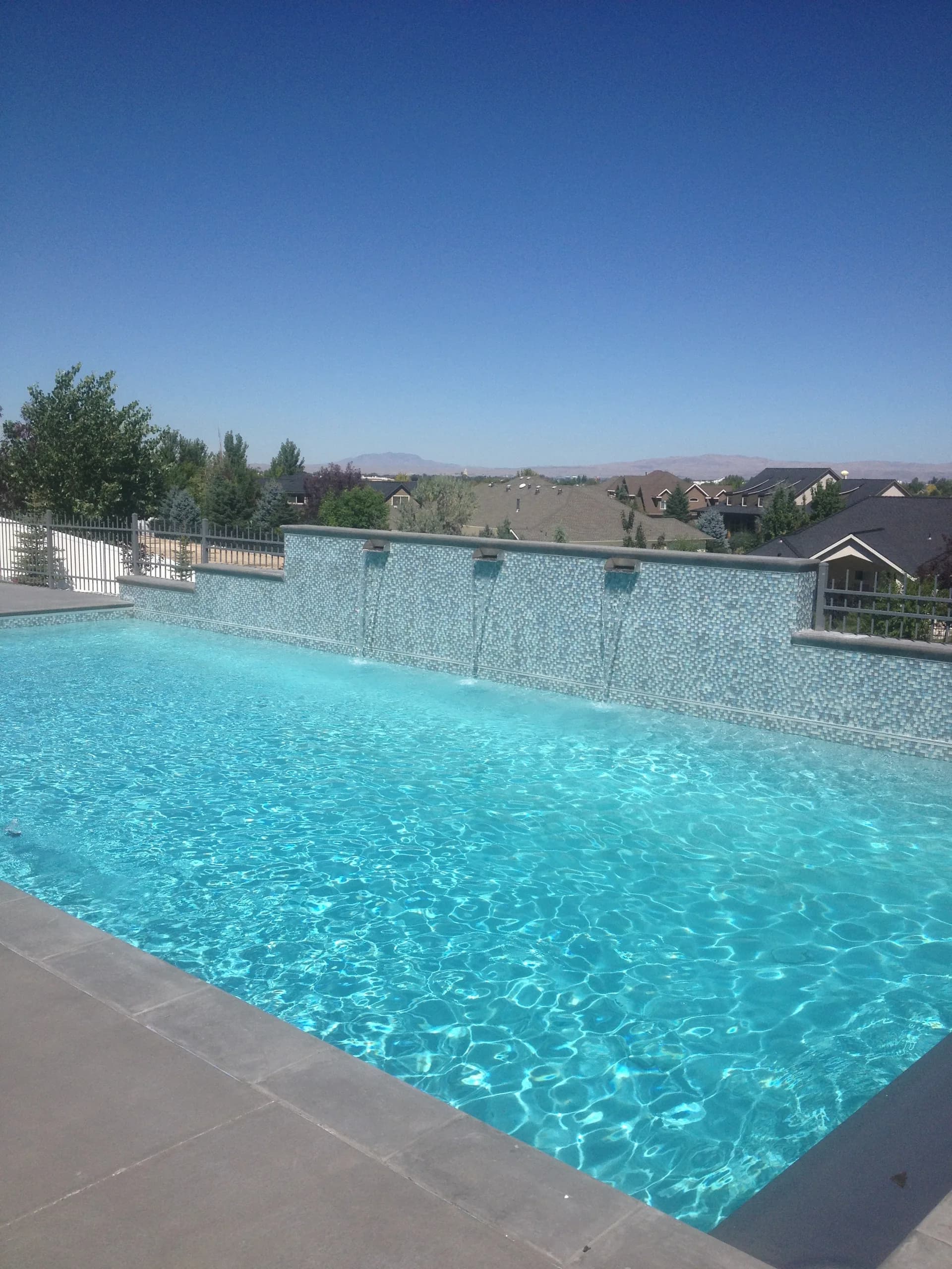 custom gunite swimming pool meridian idaho residential