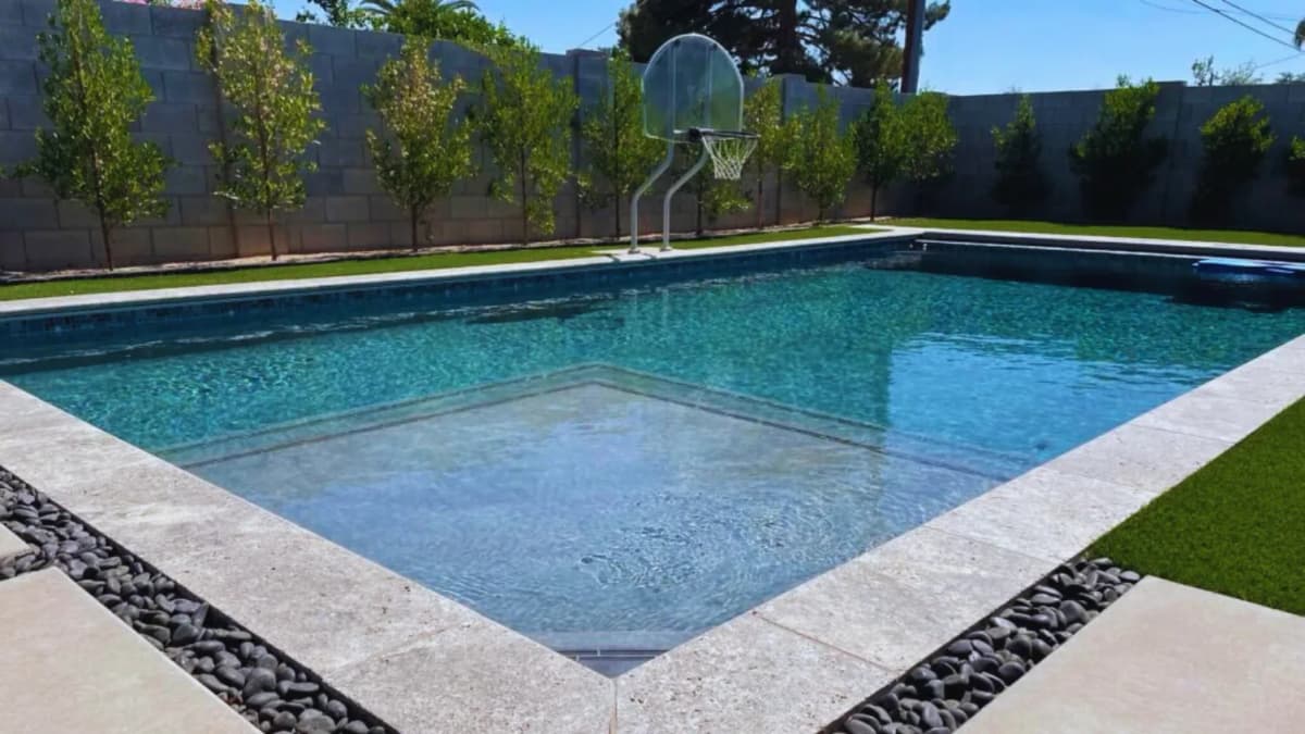 luxury custom swimming pool showcase gunite construction treasure valley