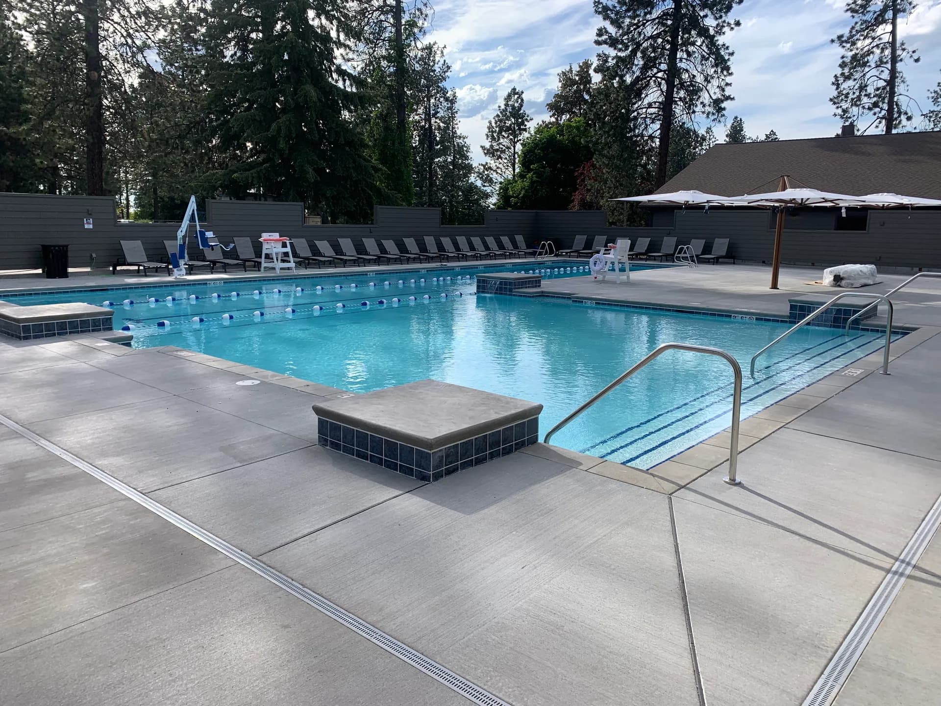 luxury residential swimming pool manitou colorado
