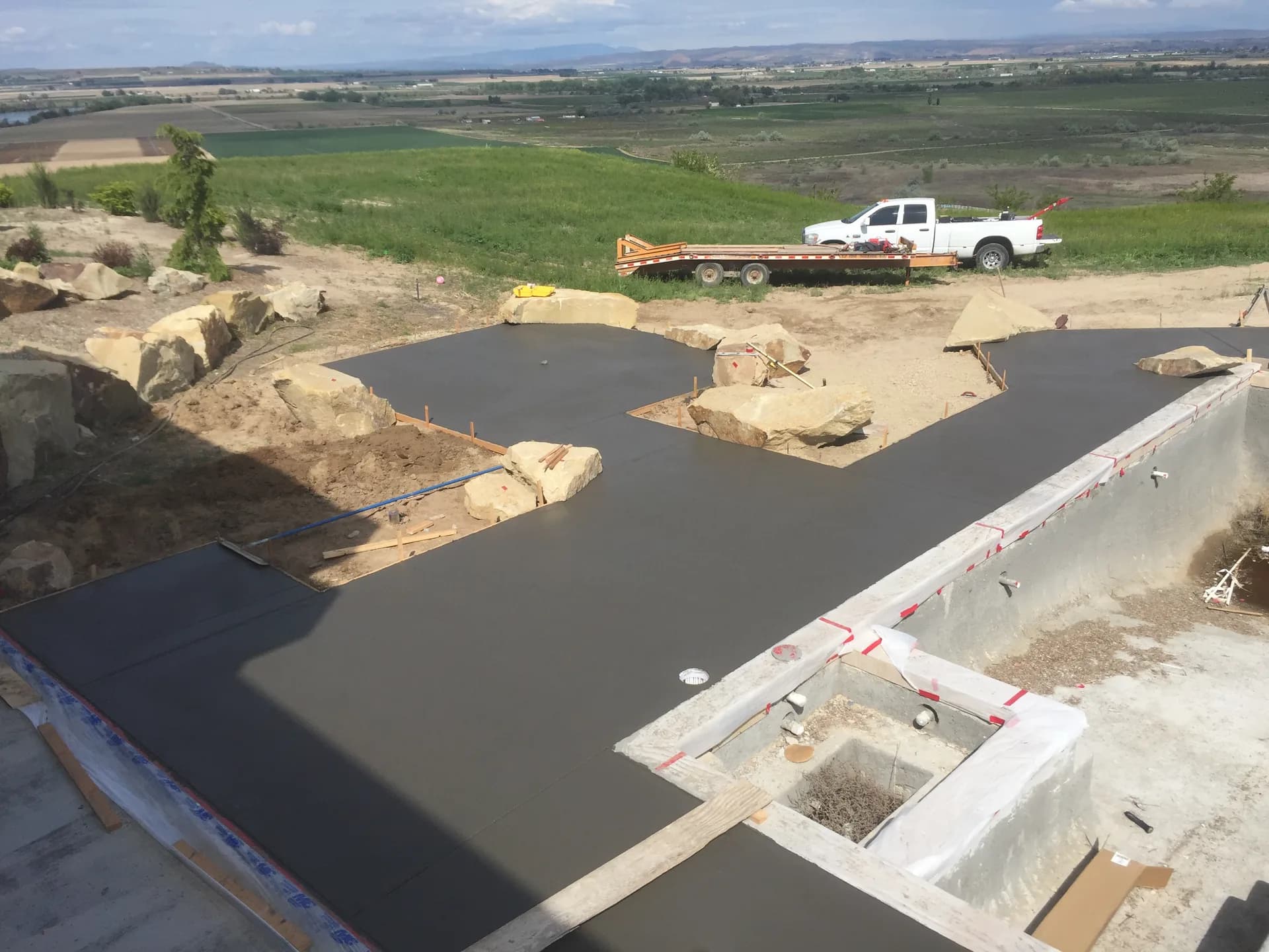 Pool deck Sundek coating — HDT Custom Pool Builders Boise